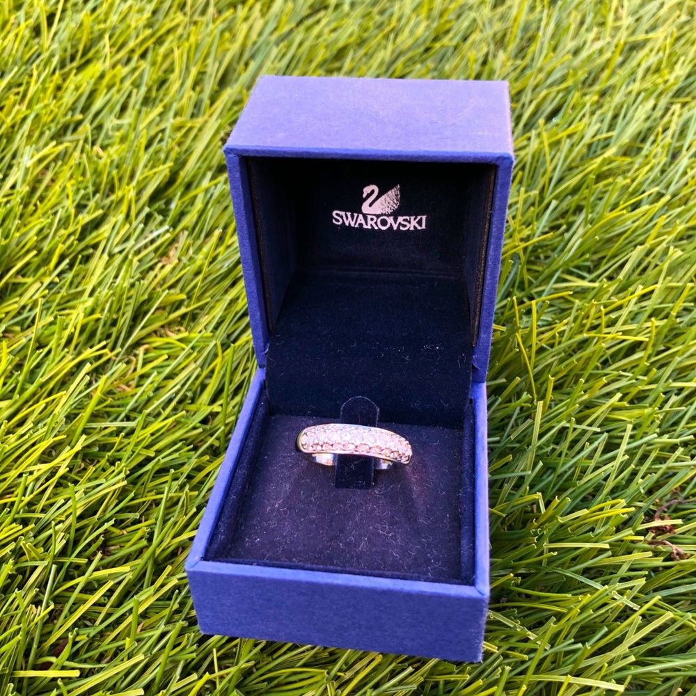 Authentic Swarovski ring size 55